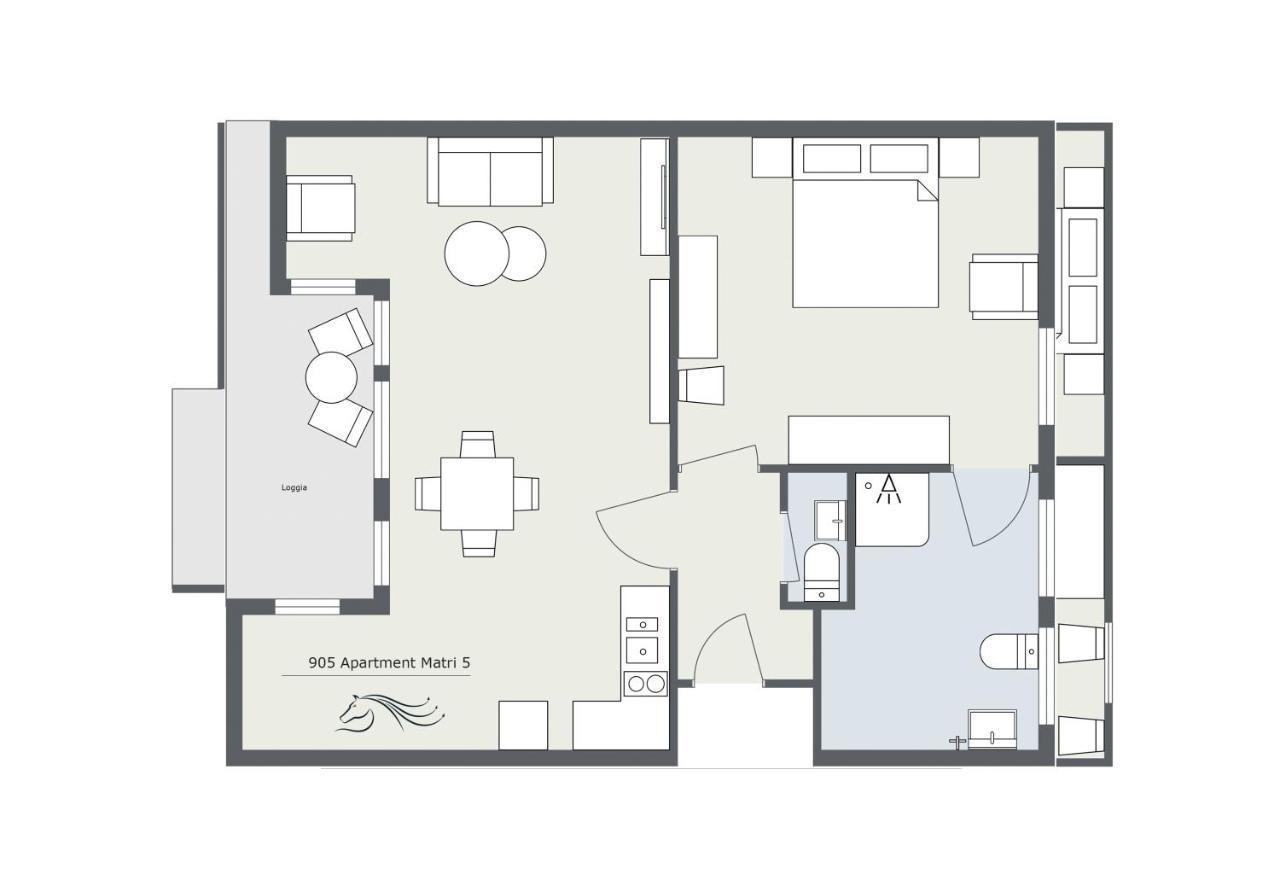 Apartmenthaus Matri By Pferd Auf Wolke Вальд-ам-Арльберг Экстерьер фото